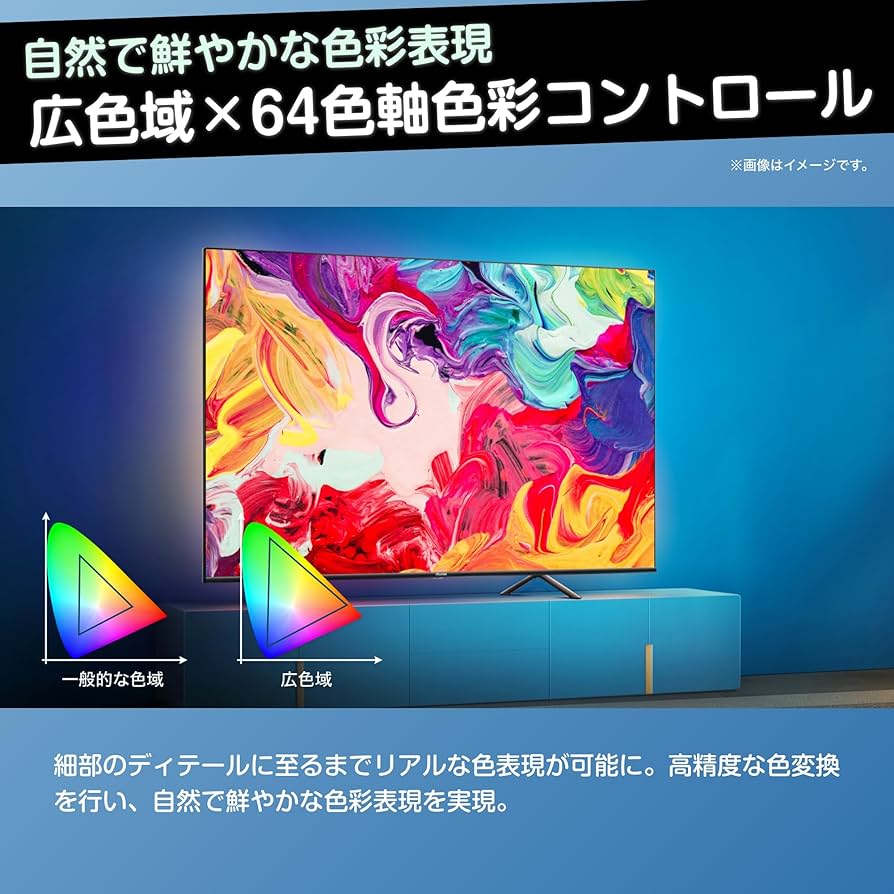 Hisense 50E7H 50インチ液晶テレビ（テレビ台付き） 2023年式 Hisense