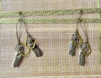 Amazon.co.jp: 茶道具『お座敷簾御簾2枚組長さ173cm』簾書院造り高級