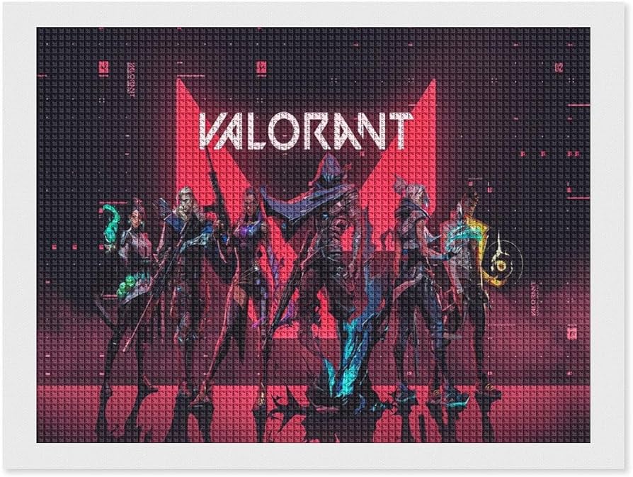 Amazon.co.jp: ダイヤモンドアートヴァロラント Valorant 正方形