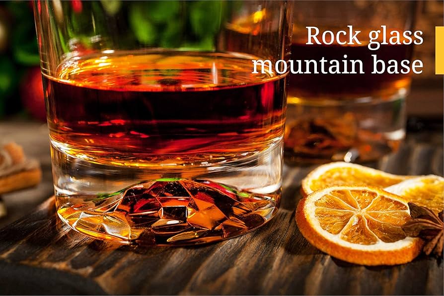 Amazon | ロックグラスセット-ギフトボックスに入ったウイスキー