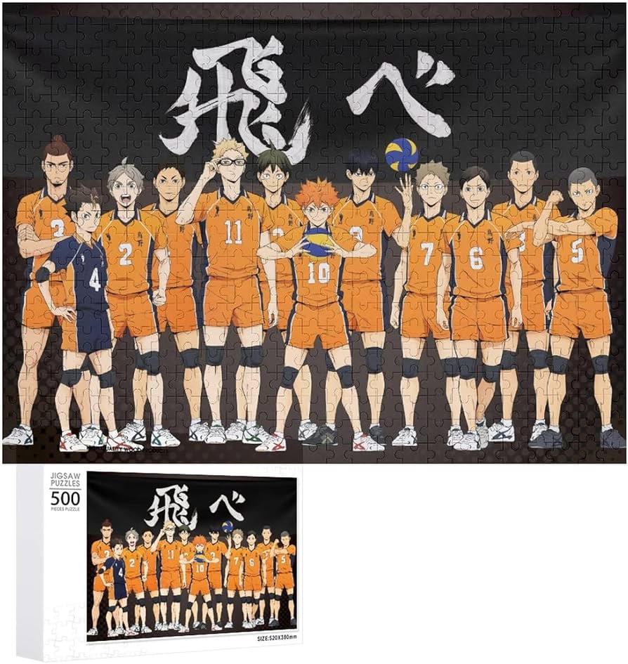 Amazon.co.jp: ハイキュー!! パズル 500 PCS 木製のジグソーパズル DIY