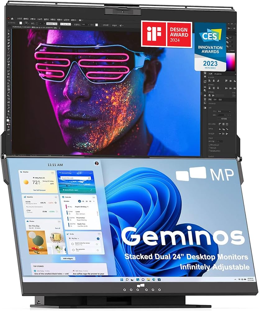 Amazon.com: Mobile Pixels Geminos Dual 24