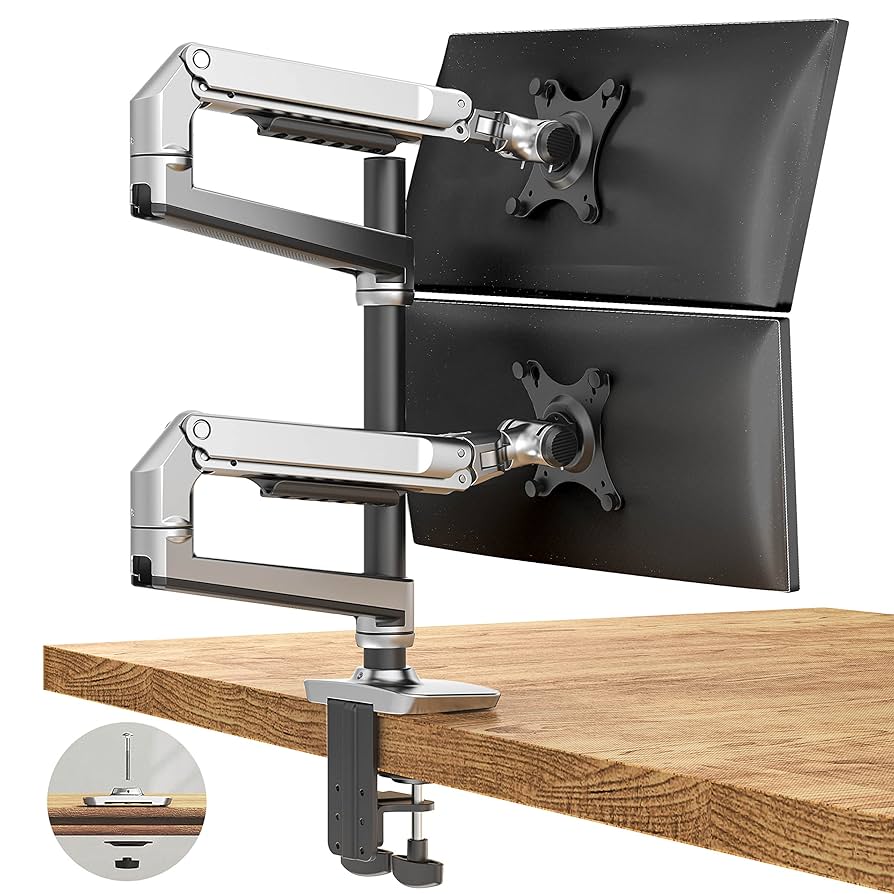 訳アリ 美品】Ergounion PCモニターアーム E66 ブラック 2画面 訳アリ