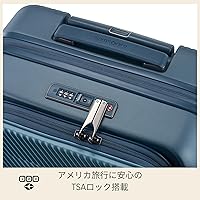 Samsonite Zipprix FT Spinner 55/20 EXP Flat Top Navy : Amazon.sg