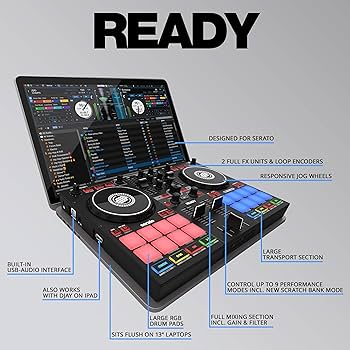 Amazon.com: Reloop Compact Prep 2-Deck DJ Controller designed for