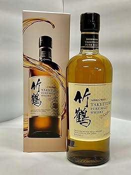 Amazon.co.jp: ニッカ 竹鶴 ピュアモルトウイスキー43度700ml[新ラベル