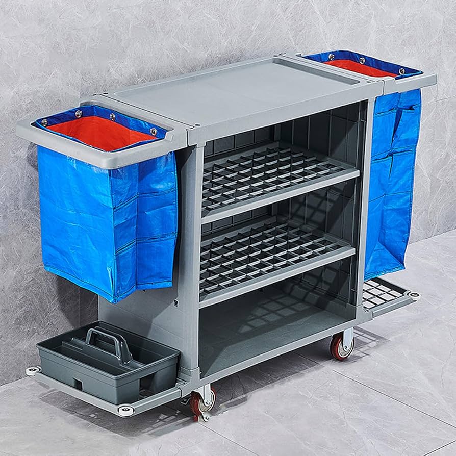 Amazon.co.jp: ホテルリネンカート 業務用ダストカート 多用途 ホテル