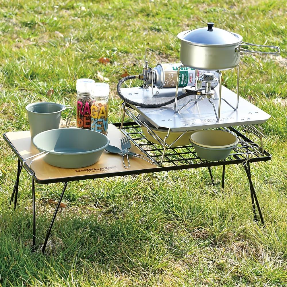 Amazon.co.jp: ユニフレーム(UNIFLAME) フィールドラック ステンレス天