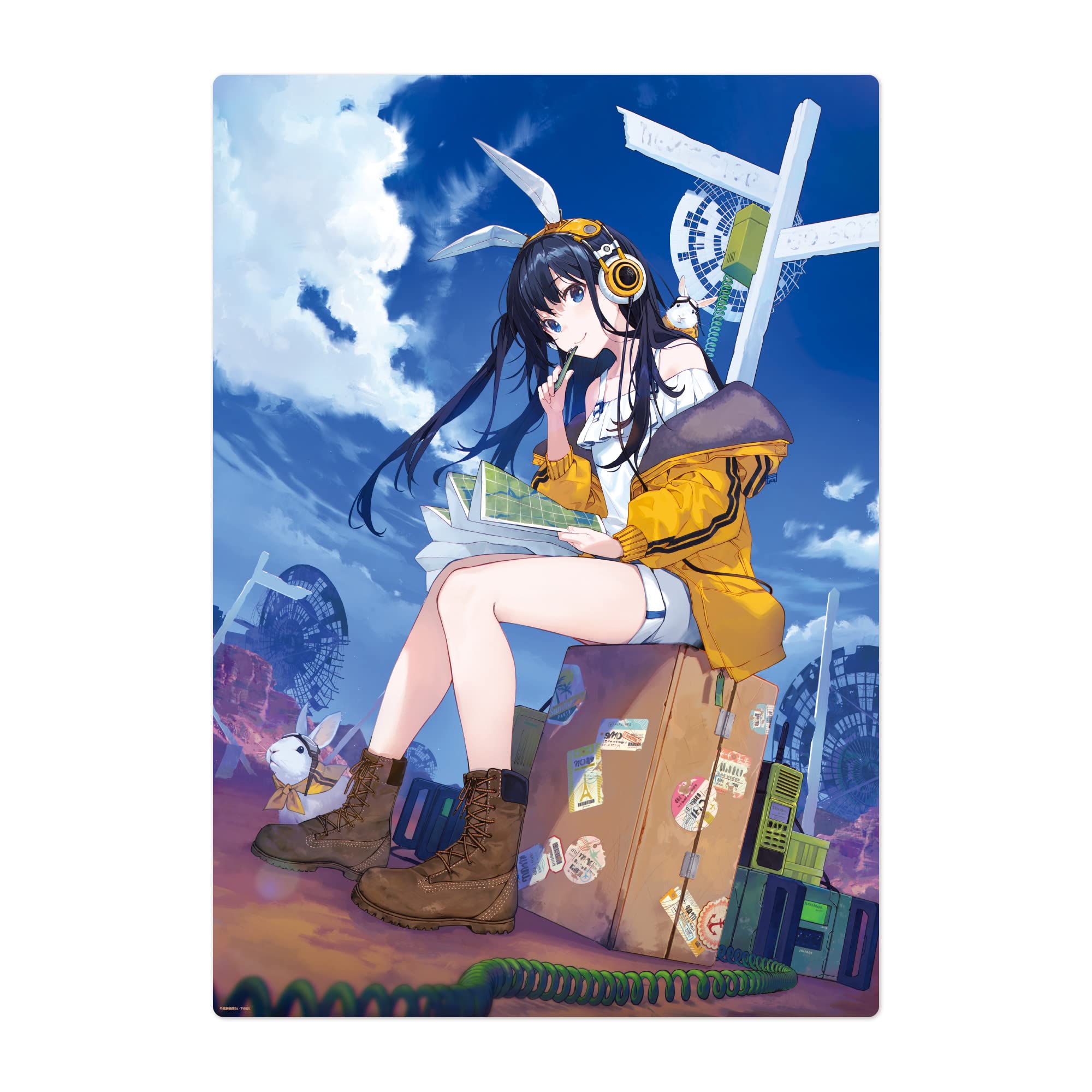 絵師100人展vol.06 MikaPikazo「金魚召喚」 A3クリアポスター 絵師100人展