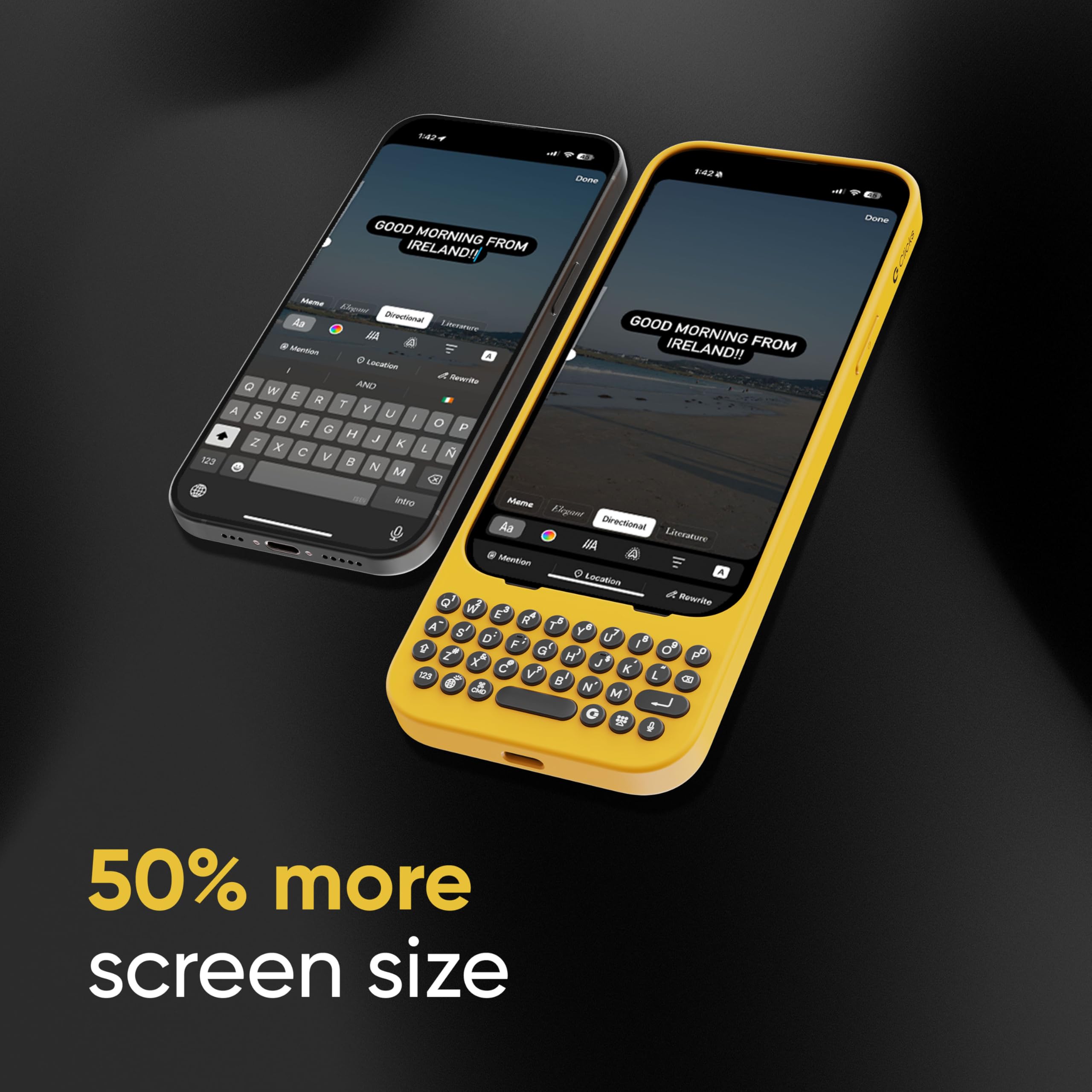 Amazon.com: Clicks Keyboard for iPhone 14 Pro – Keyboard Case for