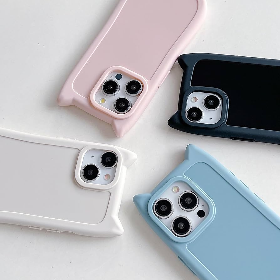 Amazon.co.jp: ZOOYAA iPhone 12 Pro/12 用 ケース 猫耳 可愛い