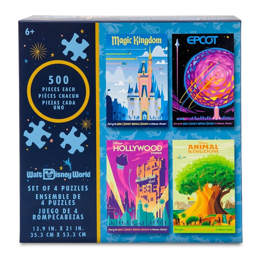 フロリダ ディズニー パズル500P×4 フロリダ ディズニー パズル500P×4