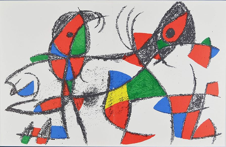 Amazon | ジョアン ミロ『Lithographie originale Ⅹ【LITHOGRAPHE 第