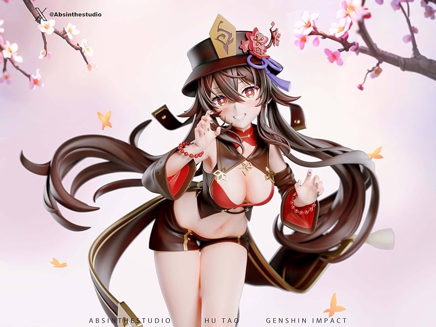 Amazon.co.jp: 胡桃 フータオ フィギュア 下着Ver. 1/6スケール 塗装