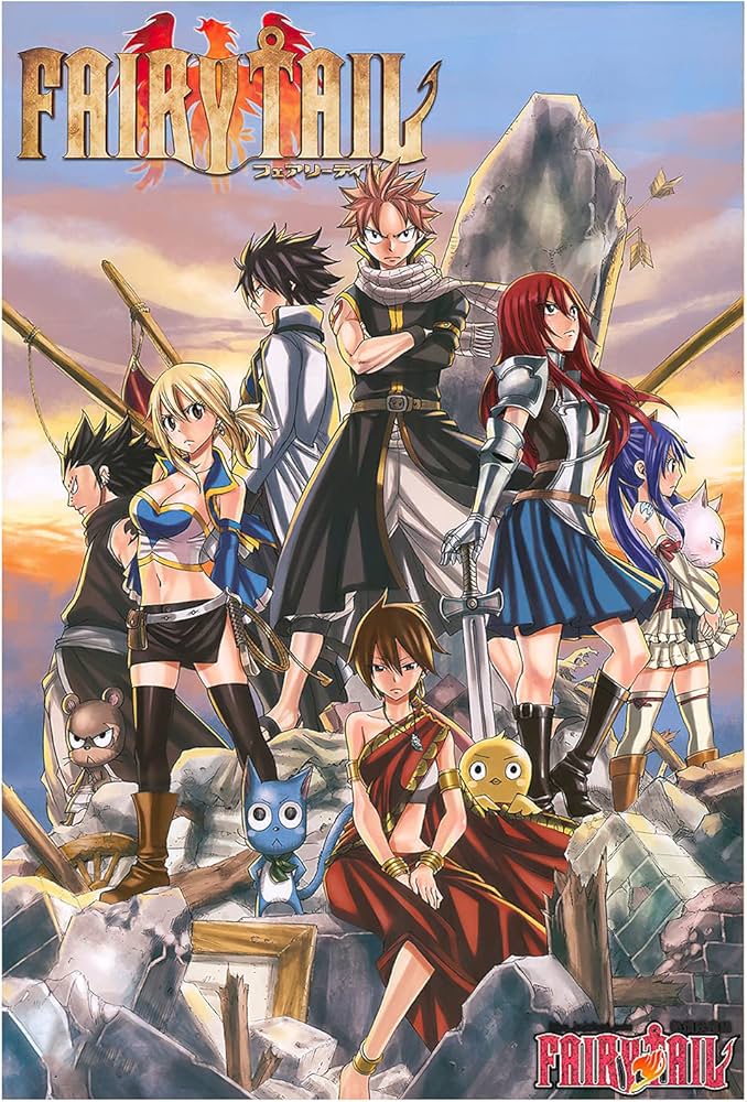 Amazon.co.jp: HISLOOKS フェアリーテイルポスター アニメキャラクター