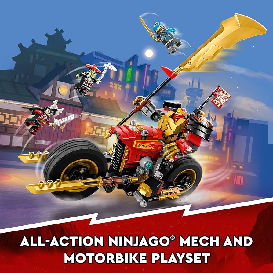 Amazon.com: LEGO NINJAGO Kai's Mech Rider EVO 71783, Upgradable