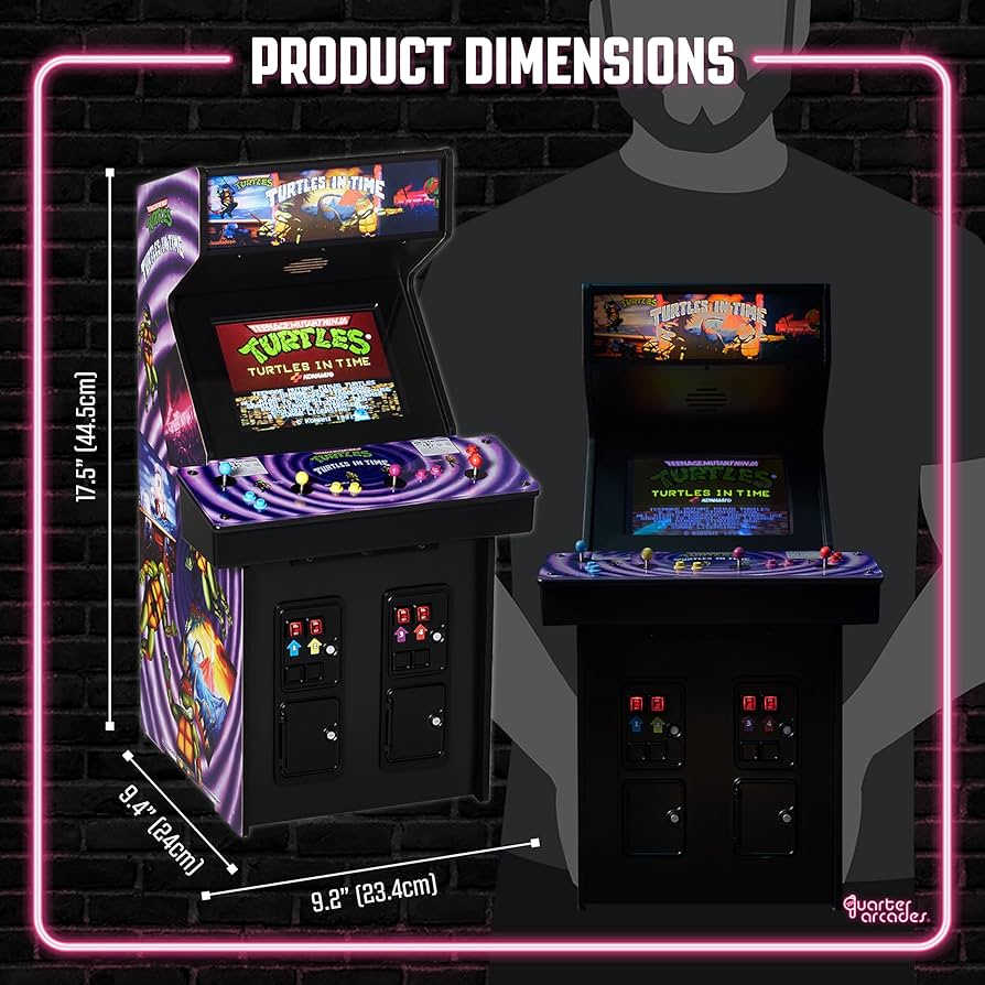 Amazon | Numskull Quarter Arcades TMNT Turtles in Time