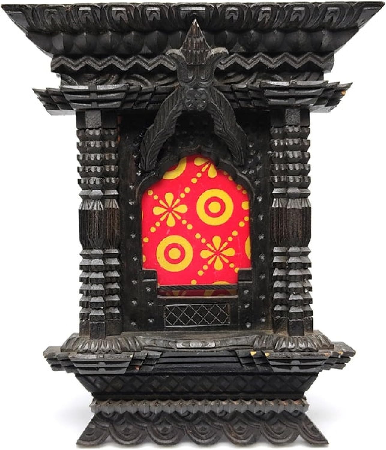 ハンドメイド 韓国生地タータンチェック 立ち襟ふんわりチュニック