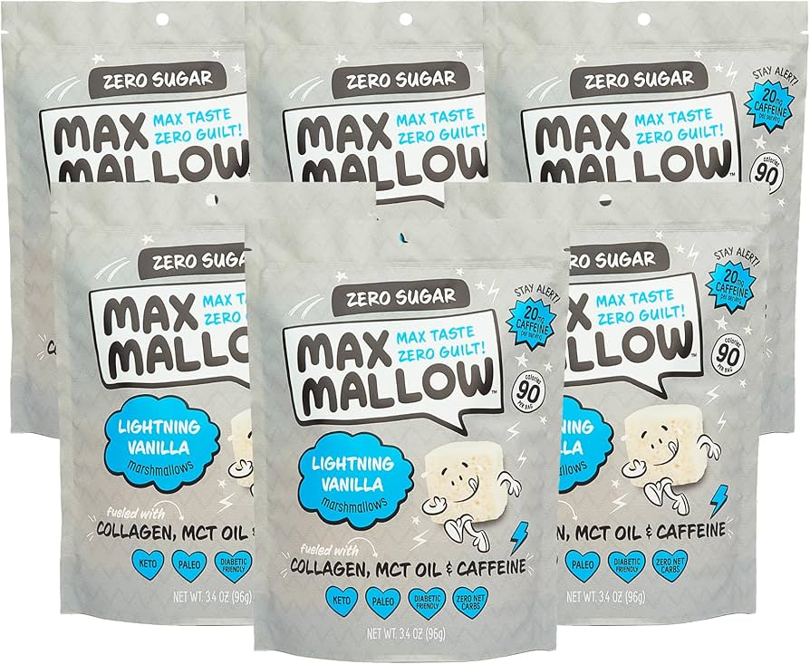 Amazon.com : Max Mallow Sugar Free Marshmallows - Keto Friendly