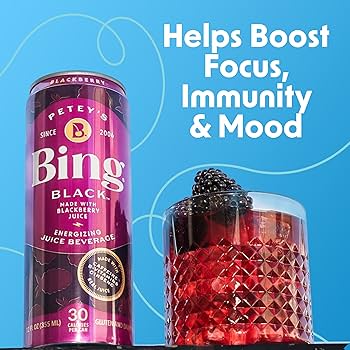 Amazon.com : Bing Beverage Company Bing Black, 12 Fl Oz (Pack of