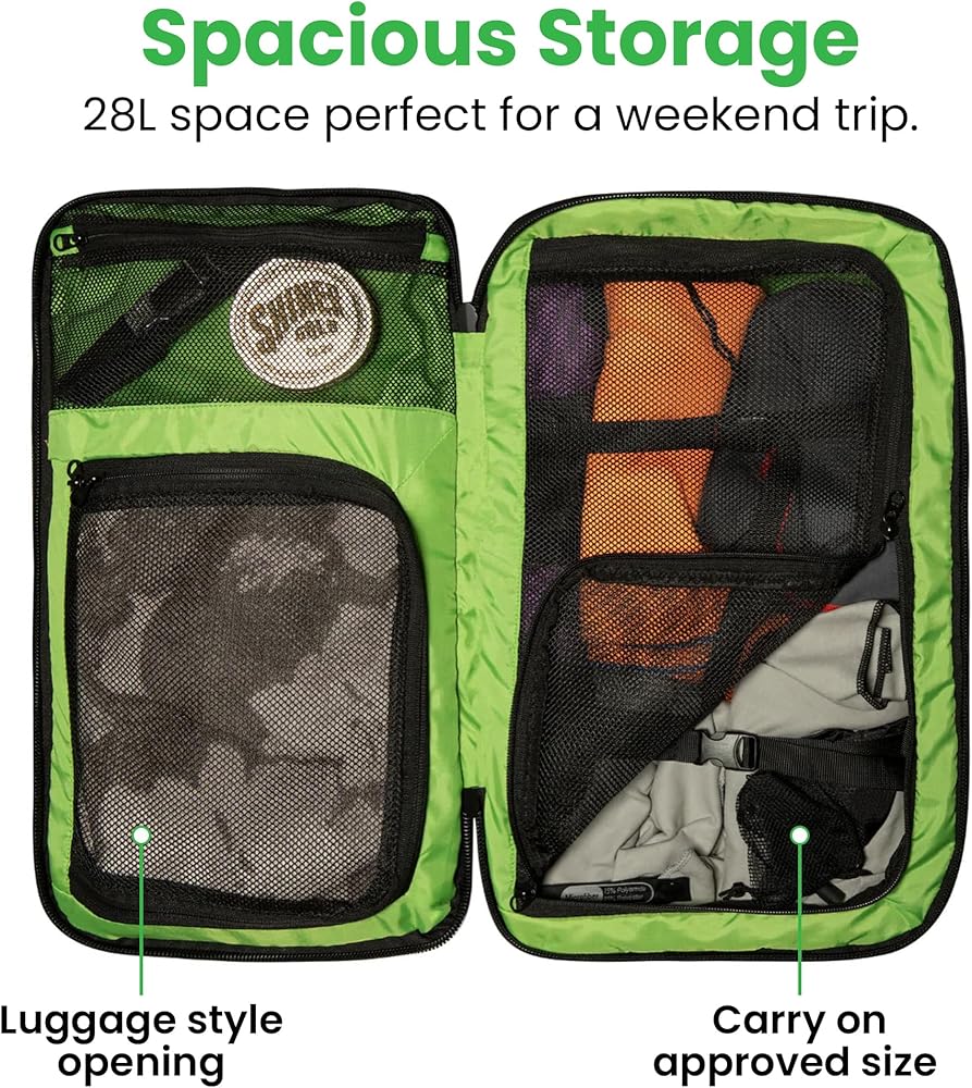 Amazon.com: COR Surf Carry On Travel Backpack with Secret Passport