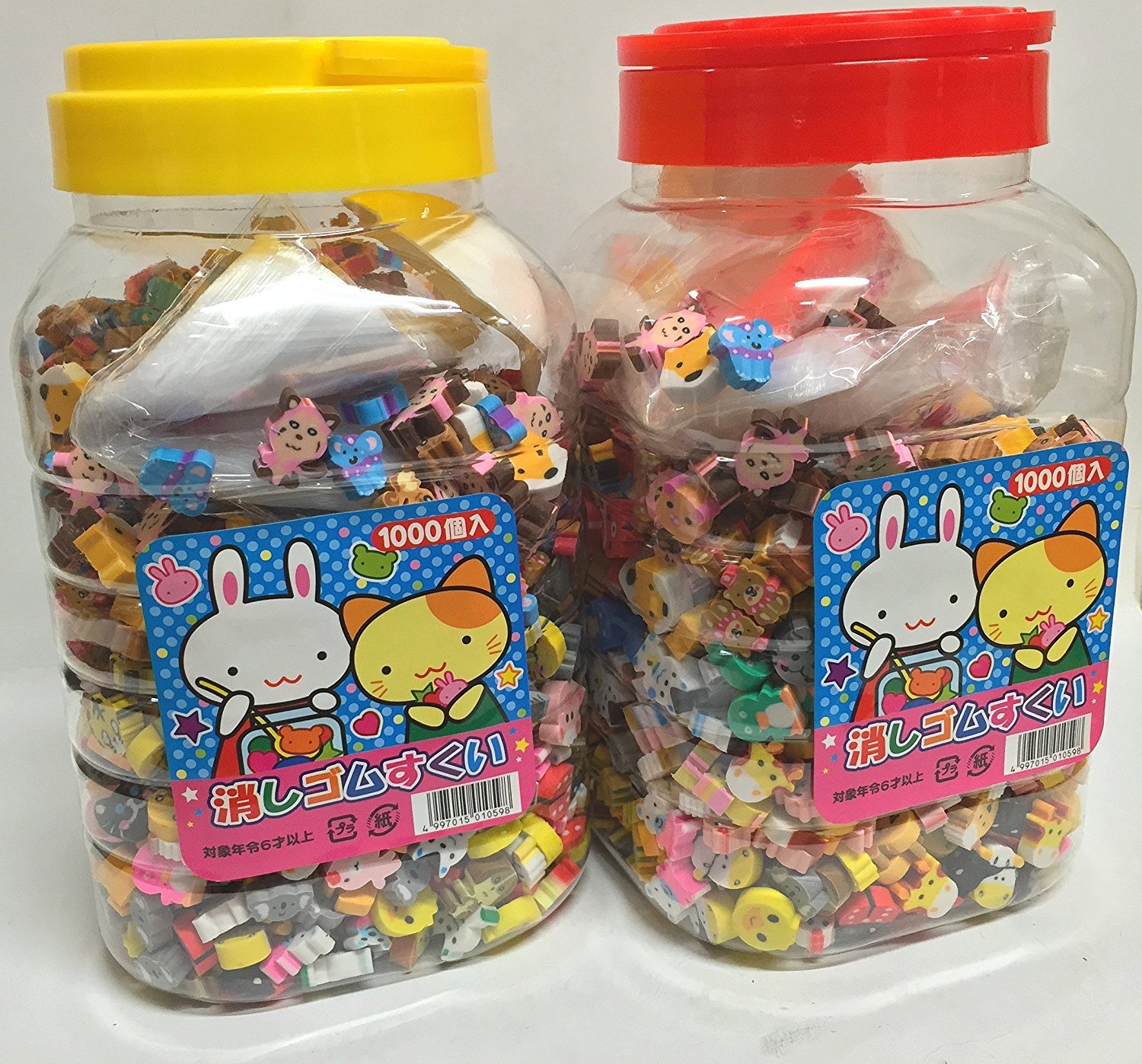 新品】リブレ 消しゴムすくい(100回分) マルチカラー 6個セット