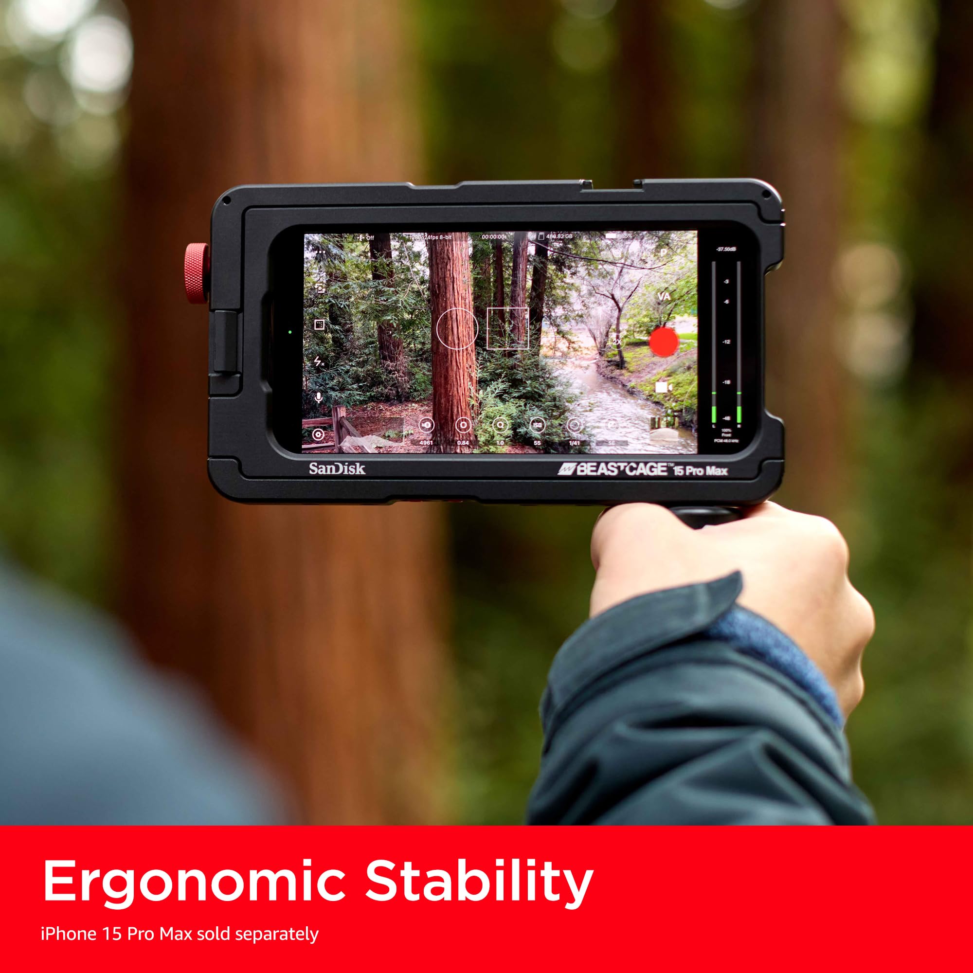 Amazon.com: BEASTGRIP x SanDisk Beastcage iPhone 15 Pro Max