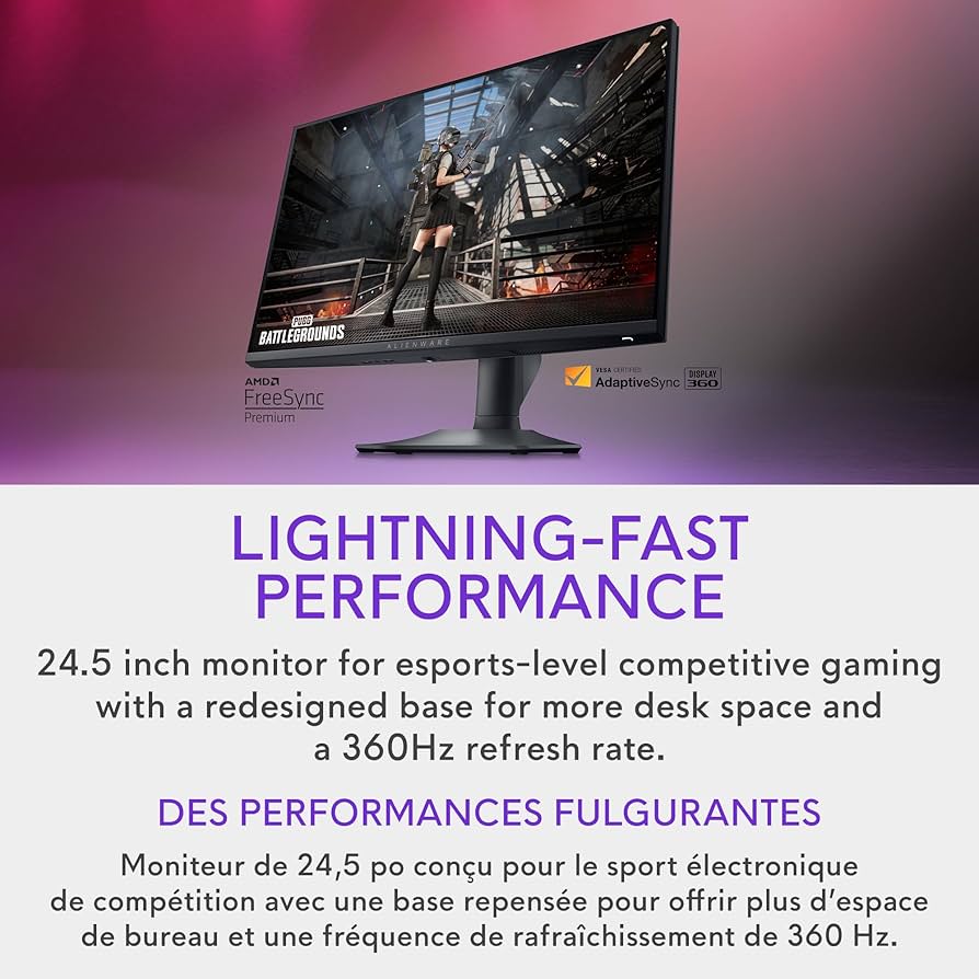 Alienware 25 Gaming Monitor AW2523HF 24.5