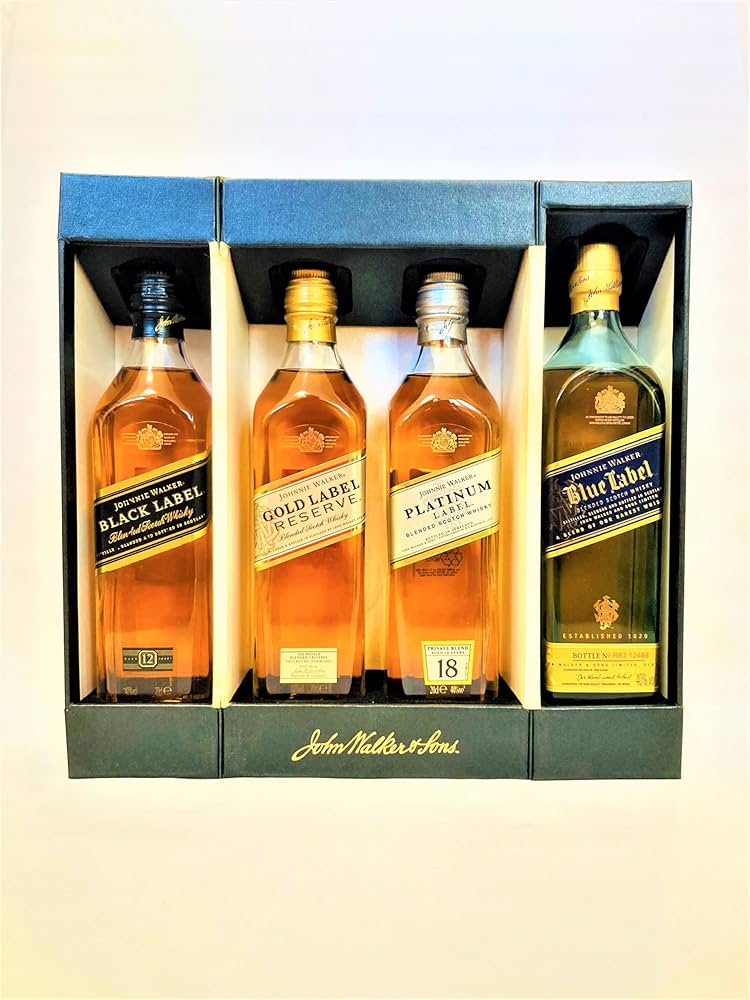Amazon.co.jp: 【ギフト・4種セット】ジョニーウォーカー コレクション