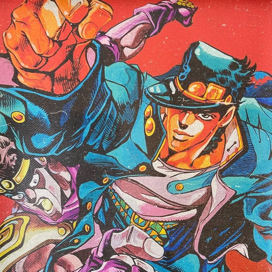 ジョジョ展ポスター(第三部承太郎) ジョジョの奇妙な冒険】3部 空条承