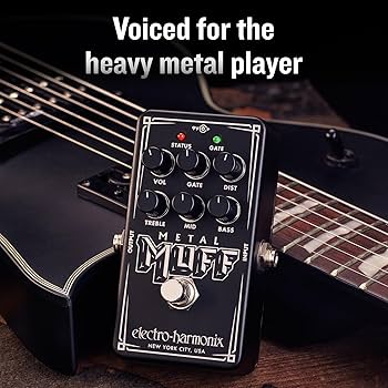 Amazon.com: Electro-Harmonix Nano Metal Muff, Black, NANO METAL