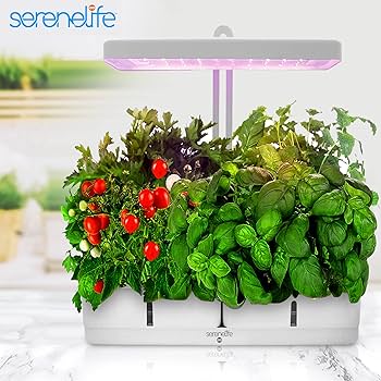 Amazon.com: SereneLife Hydroponic Herb Garden Kit – 8 Seed Pods