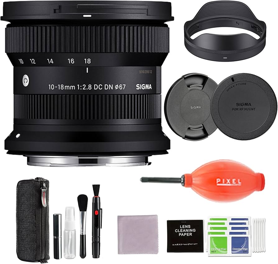 Amazon.com : Sigma 10-18mm F2.8 DC DN for Canon -RF Mount with