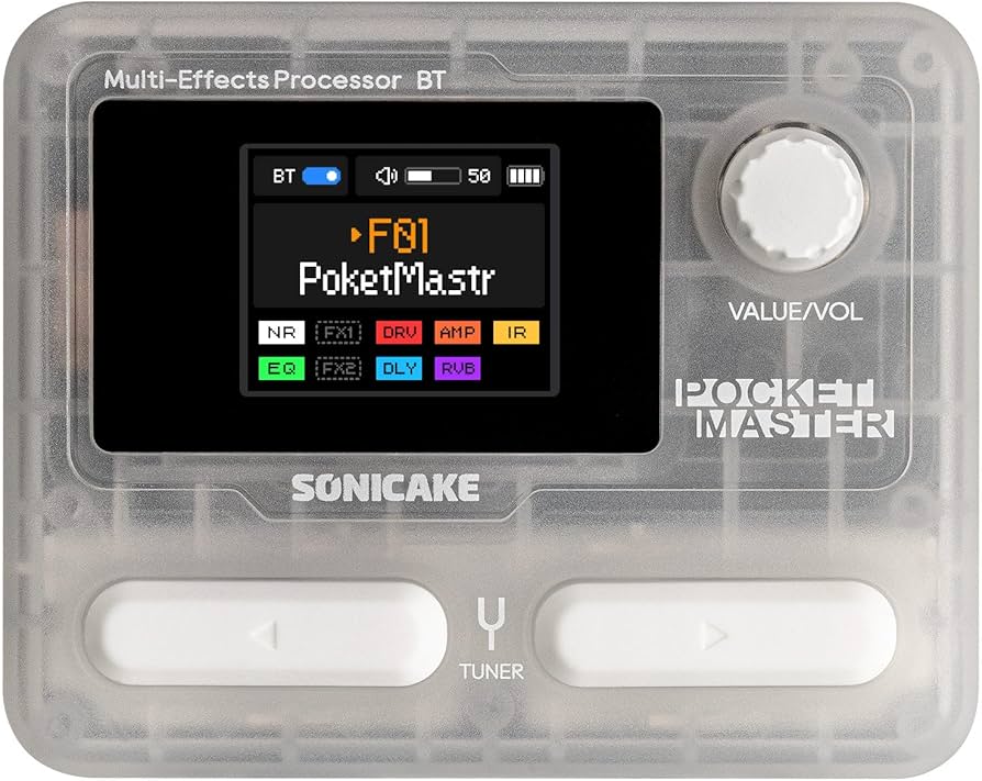 Amazon | SONICAKE ポケットマスターポータブルマルチエフェクトペダル