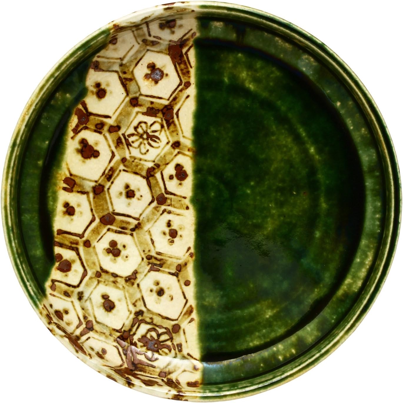 小鹿田焼(おんたやき) 【重要無形文化財】大皿 40センチ 小鹿田焼( 小