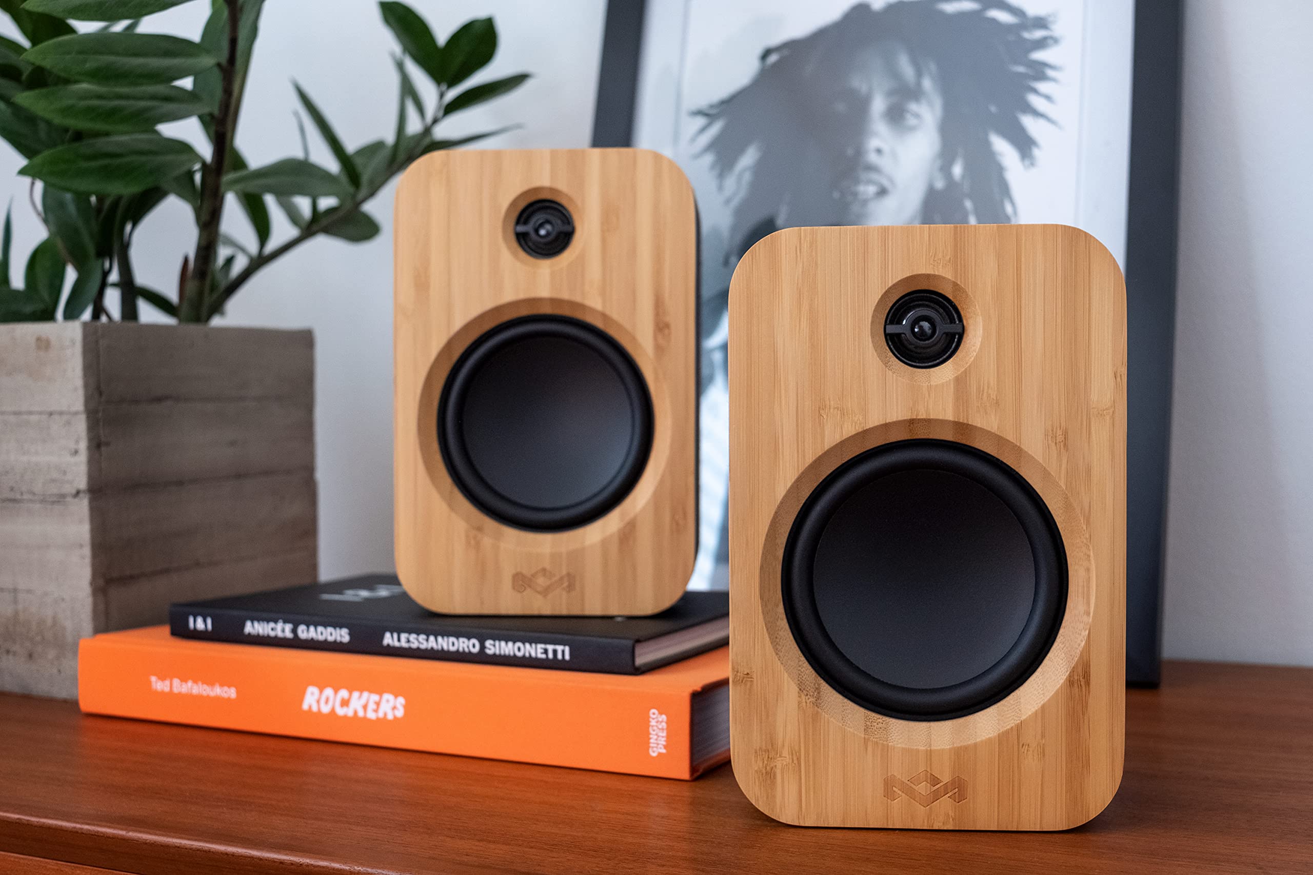 Amazon.com: House of Marley Get Together Duo, Powerful Bookshelf