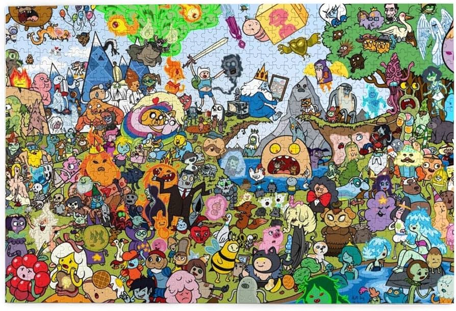 Amazon.co.jp: アドベンチャー タイム1 アニメ ジグソーパズル 1000