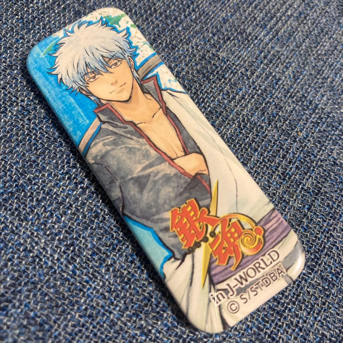 銀魂 桂小太郎 缶バッジ 春夏賞 花鳥風月 J-WORLD 銀魂 J-WORLD 花鳥