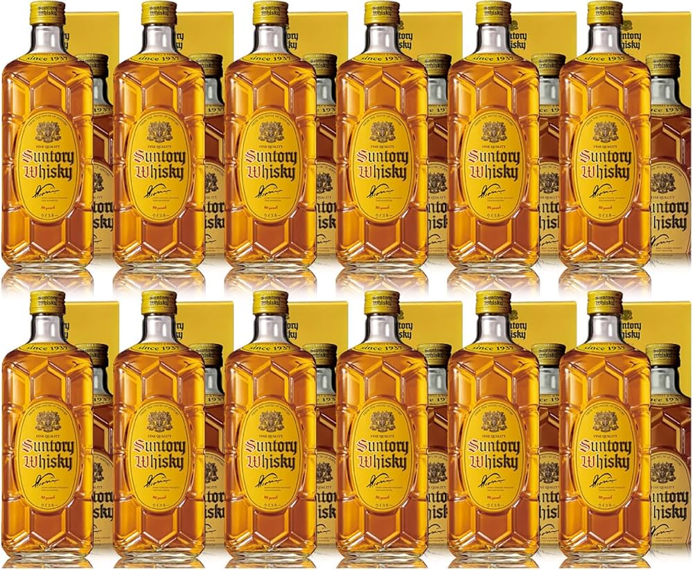 Amazon.co.jp: 12本1箱 サントリー ウイスキー 角瓶 700ml×12本(簡易