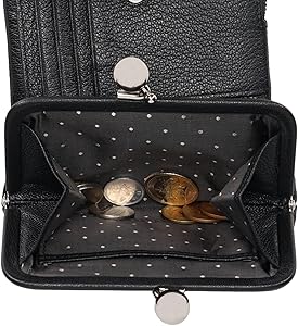 Amazon | マルチスタッズがま口二つ折りウォレット | 財布