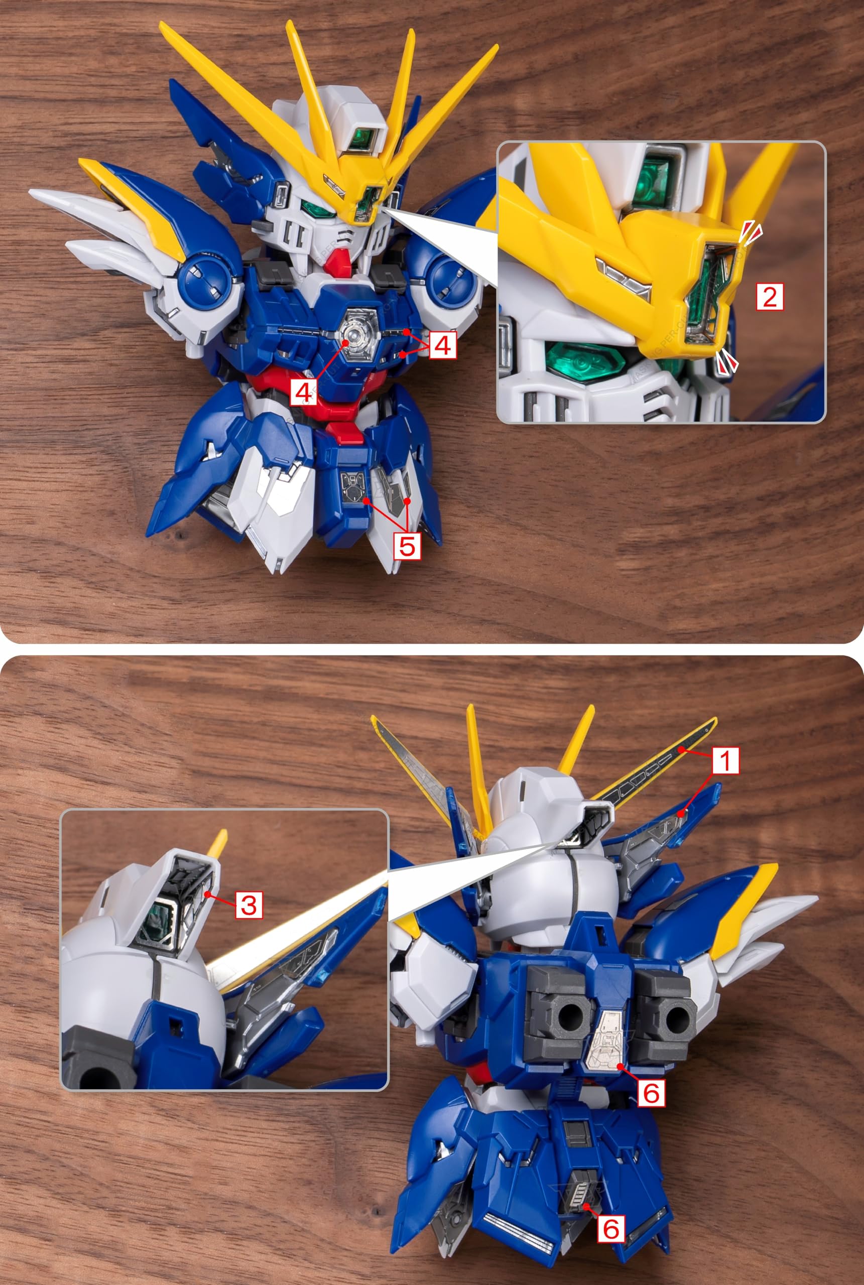 Amazon | MGSD ウイングガンダムゼロ EW エッチング 改造 パーツ