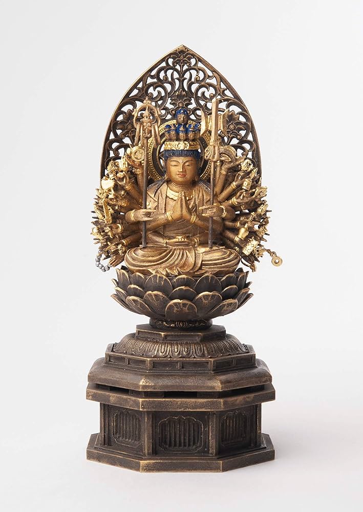 アンティーク観音様守護仏 縁起置物 1体