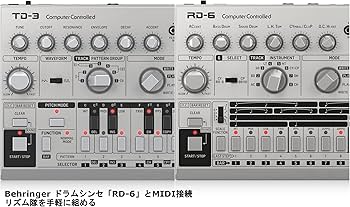 Amazon.com: Behringer TD-3-SR Analog Bass Line Synthesizer with