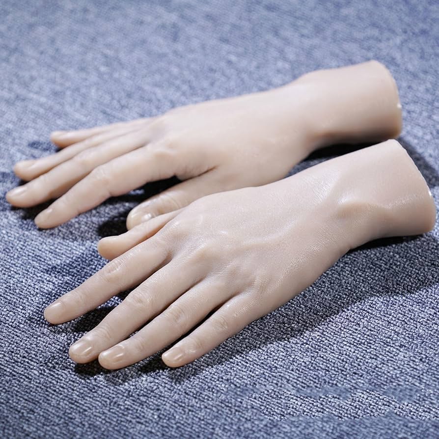 Amazon.co.jp: 男子 偽手 1/1 等身大 シリコン製ハンドモデル ハンド