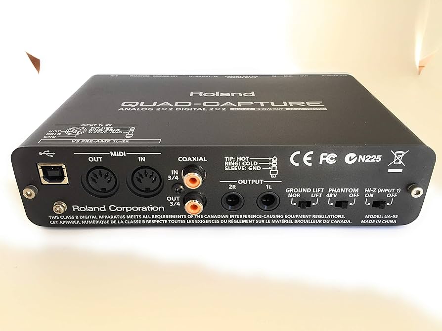 Amazon.co.jp: Roland ローランド オーディオインターフェイス QUAD