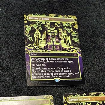 Amazon.co.jp: 魂の洞窟 MTG ネオンインク Foil 黄色 3枚セット