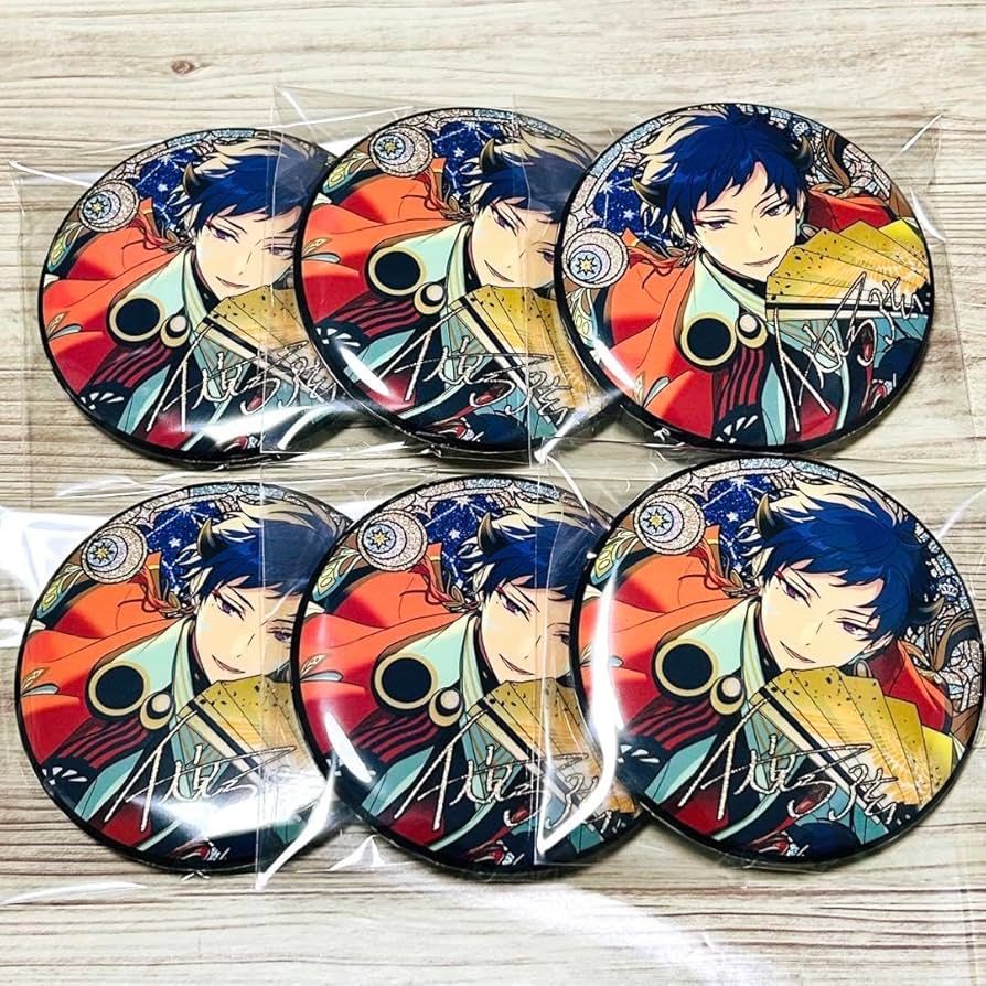 あんスタ 伏見弓弦 イベコレ缶バッジ サインステッカー 痛バッグ