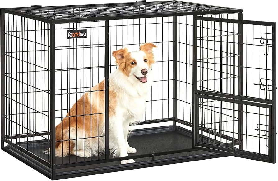 Amazon.co.jp: FEANDREA ペットケージ 犬ケージ 中型犬 大型犬