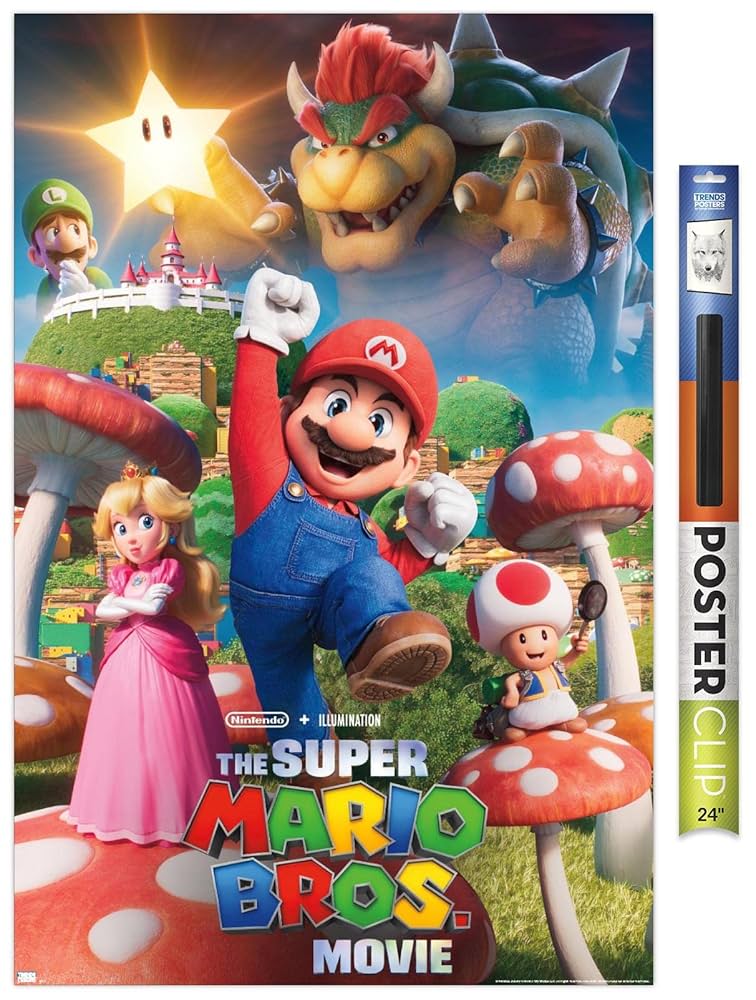 スーパーマリオストライカーズ B2サイズポスター スーパーマリオ