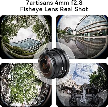 Amazon | 7 Artisans 4mm F2.8 魚眼レンズ超広角レンズM43フレーム